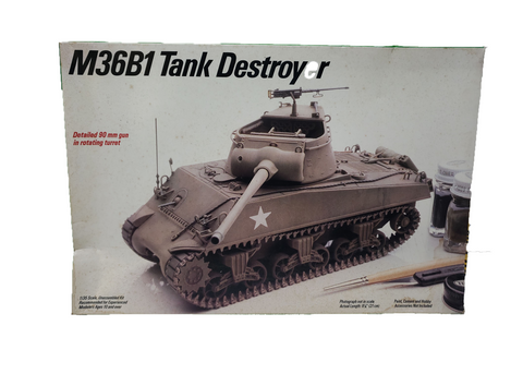 Testos M36B1 Tank Destroyer 1/35 Scale Model Kit Detailed 90mm Gun New Open Box